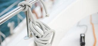 rope tied to sailboat rope tied to sailboat